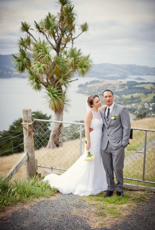 Nicole & Justin's Wedding Day. Stunning foreground & backdrop!
